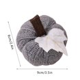 thumbnail image 4 of SUNSIOM Halloween Knitted Pumpkin Decorations Mini Artistic Pumpkins for Home Decor DIY, Table, Fall, Thanksgiving Decor, 4 of 8