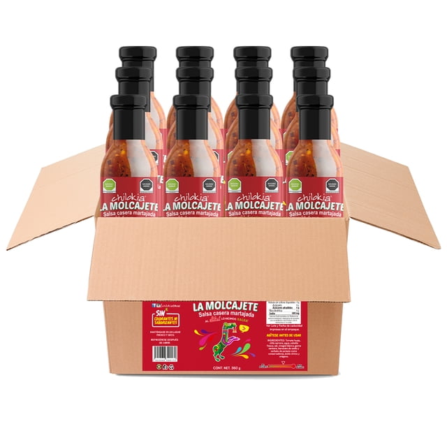 Salsa casera Chilokia molcajete tatemada 360 g