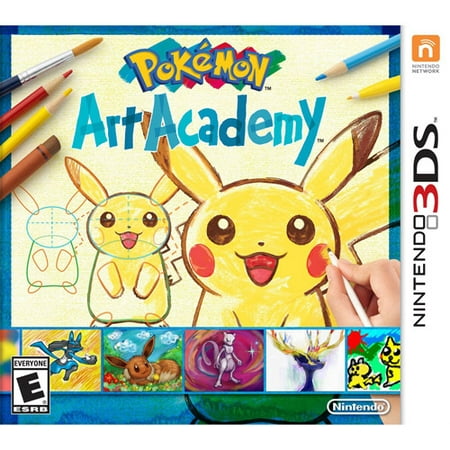 Pokemon Art Academy (Nintendo 3DS) In Pokemon Art Academy  players take on the role of a young aspiring artist who enrolls in the Pokemon Art Academy to learn how to draw Pokemon under the tutelage of Professor Andy. Through ever-evolving lessons  players are taught the basics of art  from simple shapes and coloring to more complex methods like shading and blending. Along the way they are introduced to various tools they will use to create their art.