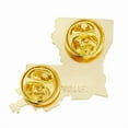 thumbnail image 3 of PinMart Louisiana Shape Flag Enamel Pins – Gold Plated US State Lapel Pins - 10 Pack, 3 of 7