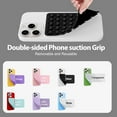 thumbnail image 6 of A house of tools 2 Pack Silicone Sticky Grip Holder for Cellphone, Silicone Suction Cup Phone Case Mount Double Sided, Hands-Free Phone Accessories Strong Grip Holder for Selfie and Video (Black), 6 of 6