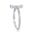 thumbnail image 2 of Daily Delight TheJewelryHut Designer Sterling Silver CZ Cross Ring, 2 of 2