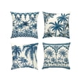 thumbnail image 2 of Waterproof Outdoor Throw Pillow Covers, 17.72 Inch Tropical Summer Print Cushion Covers for Patio Porch Poolside Furniture Decor, Set of 4, 2 of 6