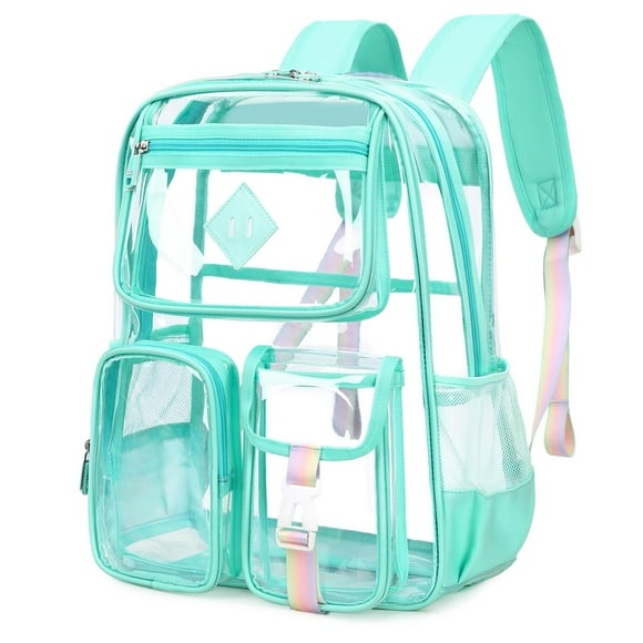 Mochila transparente PIG PIG GIRL para la escuela, la universidad, el trabajo o los viajes