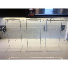 Mobile Merchandisers 3-Shelf Wire Counter Display, 12 1/2”W x 22 3/4”H ...