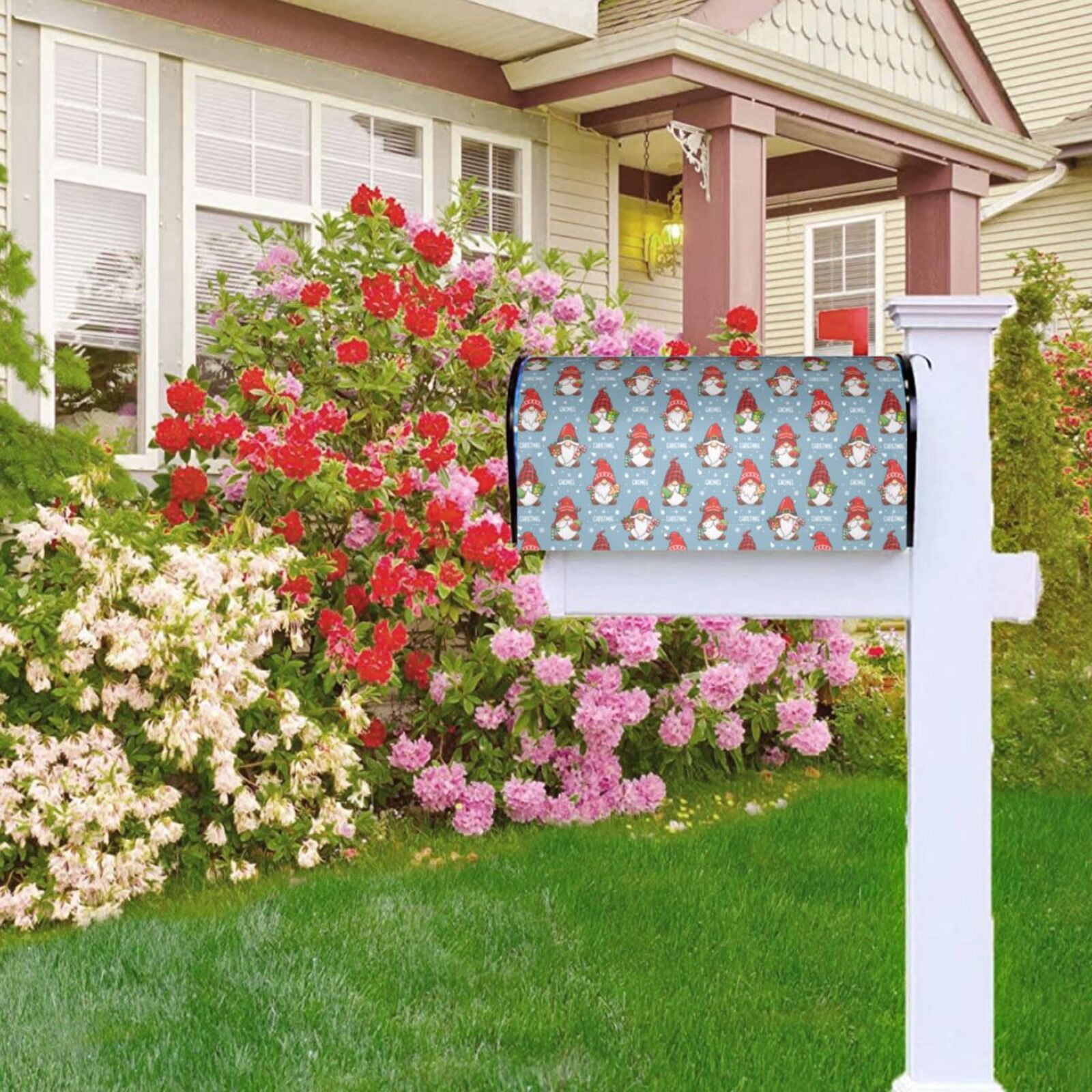 Kdxio Magnetic Mailbox Cover 21x18 in Mailbox Cover Outdoor Decoration Holiday Mailbox Covers for Home Garden Yard-21x18 in