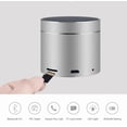 thumbnail image 6 of Wireless Bluetooth Mini Speaker Portable Silver Stereo Speaker For Phone Desk, 6 of 6