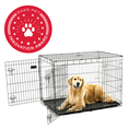 thumbnail image 4 of Carlson Pet Products Double Door Wire Crate with Divider, Large 42", 4 of 12