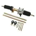 thumbnail image 1 of Power Steering Rack Pinion Assembly, Heavy Duty Decrease Turning Resistance Steering Shaft Tie Rods Rack Kit Solid Structure  For ATV, 1 of 8