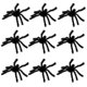 thumbnail image 4 of 20pcs Halloween Decorative Plush Spider Halloween Toys Party Props (Black), 4 of 4