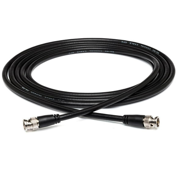 Hosa Technology 3' BNC to BNC Pro 75-Ohm Coax RG-6/U Cable