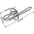 thumbnail image 2 of Ganchos para cortinas Ganchos para cortinas de metal, ganchos para cortinas de alta resistencia, ganchos para cortinas con cinta de cabecera para cortinas de metal, resistentes al óxido. z, 2 of 5