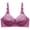 Purple, variant on GaThRRgYP Womens Bra No Wire Plus Size,Women's Fashion Printed Non Steel Ring Bra with No Marks,Gathered Cups,Slip Light and Beautiful Back Underwear,Daily Bra