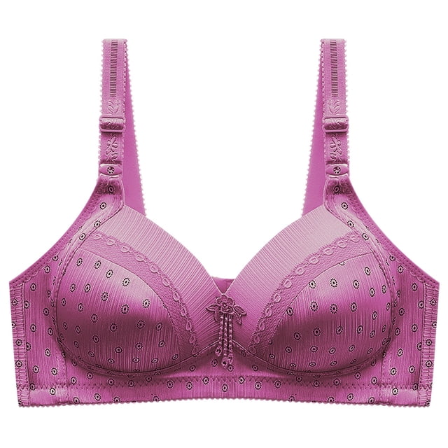 Daisyyozoid Rabais Soutien-Gorge de Sport Grande Taille pour Femmes Mode Imprimé Sans Armature Bonnets Rassemblés Dos Léger et Beau