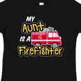 thumbnail image 4 of Inktastic My Aunt is a Firefighter with Fire Truck Boys or Girls Toddler T-Shirt, 4 of 5