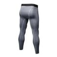 thumbnail image 3 of Odeerbi Sports Pants for Men Shapewear Bodysuit Stretch Leggings Trousers Breathable Quick-drying Wicking Fitness Pants Gray, 3 of 3