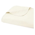 thumbnail image 3 of Herringbone Quilted Coverlet Set - 3 Piece Bedspread - Soft Microfiber - Lightweight & Wrinkle Resistant - All Season - Gray, 3 of 6