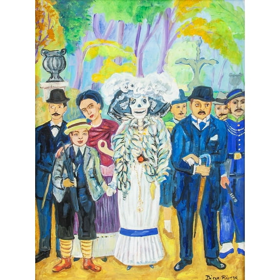 DIEGO RIVERA Untitled - CANVAS or PRINT WALL ART