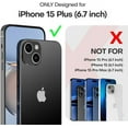 thumbnail image 2 of Shockproof Dual Layer Case for Apple iPhone 15 Plus, Slim Shockproof Bumper Phone Case for Apple iPhone 15 Plus with Military Grade Protection for Women Girls Boys Men, Black, 2 of 6