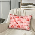 thumbnail image 6 of KLL Cute Mushroom1 Pattern Silk Pillowcase for Hair and Skin Standard Size 20"X 30" Soft Breathable Pillow Covers for Sleeping, 6 of 7