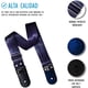 thumbnail image 3 of Correa para guitarra, Strap o Tahali para guitarra acústica, bajo eléctrico, guitarra eléctrica Kidam Cinturón seguridad nylon azul marino, 3 of 3