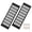 Black, variant on 2 Pcs 18 x 6 Inch Door Air Vent Cover, Aluminum Grille Ventilation Cover with Mounting Screws for Cabinet Wardrobe Ceiling Door, Black