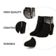 thumbnail image 3 of EeaseMX 1 par de delicadas botas de tacón para otoño e invierno para mujer, botines cortos para boda, 3 of 8