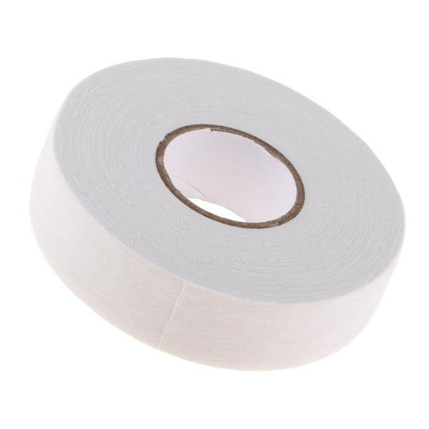 Cinta de tela para hockey, para palos de hockey, bates, raquetas de tenis y raquetas de bádminton Blanco