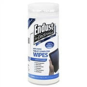 Endust Anti-Static Tablet Wipes 70ct. For Tablet PC, Desktop Computer, Display Screen, Mobile Phone, Digital Text Reader, Handheld Device - Streak-free, Non-abrasive, Ammonia-free, Anti-static, Pre-mo