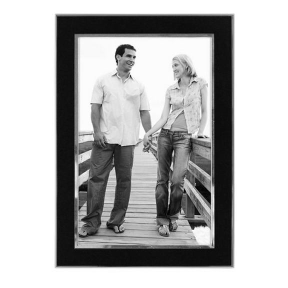 Black and Silver SLEEK 4x6 Metallic frame - 4x6