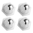 thumbnail image 1 of Ruedas giratorias adhesivas para muebles pequeños, 4 Uds. (bola de acero blanca), 1 of 4