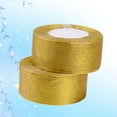 thumbnail image 6 of Masteelf 2 Rolls 1.57Inch 25 Yards Gold Glitter Ribbons Metallic Ribbons for Gifts Wrapping Decorations DIY Crafts Arts, 6 of 8