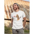 thumbnail image 2 of A Japanese Cat Holding Flag Tee Men's -Image by Shutterstock, 2 of 4