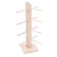 thumbnail image 1 of Esquirla Wood Sunglasses Eyeglass Rack Display Stand Holder Single Line for 4 Pairs, 1 of 8