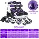thumbnail image 4 of Patines Nattork para niñas con ruedas iluminadas, color morado, 4 of 8