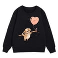 thumbnail image 3 of Chandail en Molleton pour Garçons Manches Longues Imprimé Col Rond Chandail Vêtements d'Hiver Fille 2-3 Ans, 3 of 3