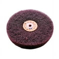 thumbnail image 6 of Satin Finish Buff 2ply - 4”, Medium Brush Buffing Wheel For Polishing Motors, 6 of 9