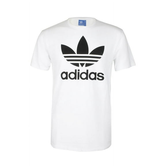 Adidas Men's T-Shirt Trefoil Logo Graphic Athletic Short Sleeve Shirt White XL