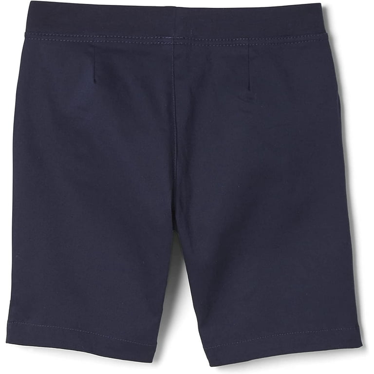 Girls navy outlet knit shorts