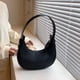 thumbnail image 4 of Bolso de hombro de PU para mujer, de moda, con cremallera clásica y de medio mes, muy vendido, 2024, nuevo y versátil bolso de mano para mujer, 4 of 5