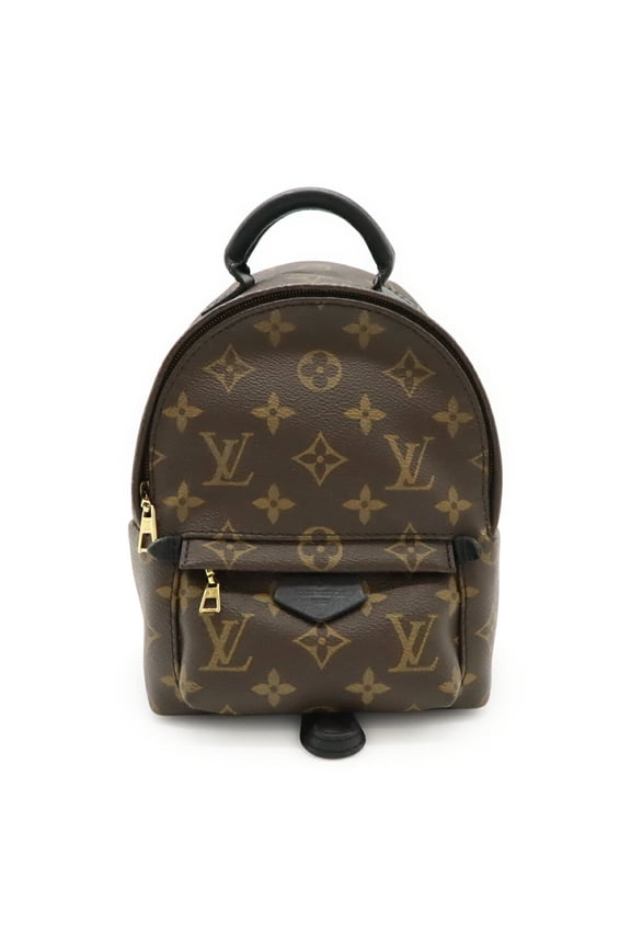 Pre-Owned LOUIS VUITTON Louis Vuitton Monogram Palm Springs Backpack MINI Rucksack Mini...