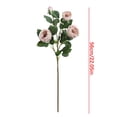 thumbnail image 3 of Real Touch Roses Artificial Flowers Fake Peonies with Long Stem Realistic Faux Peonies Flower for Wedding Party Home Table Centerpieces Decorations, 3 of 5