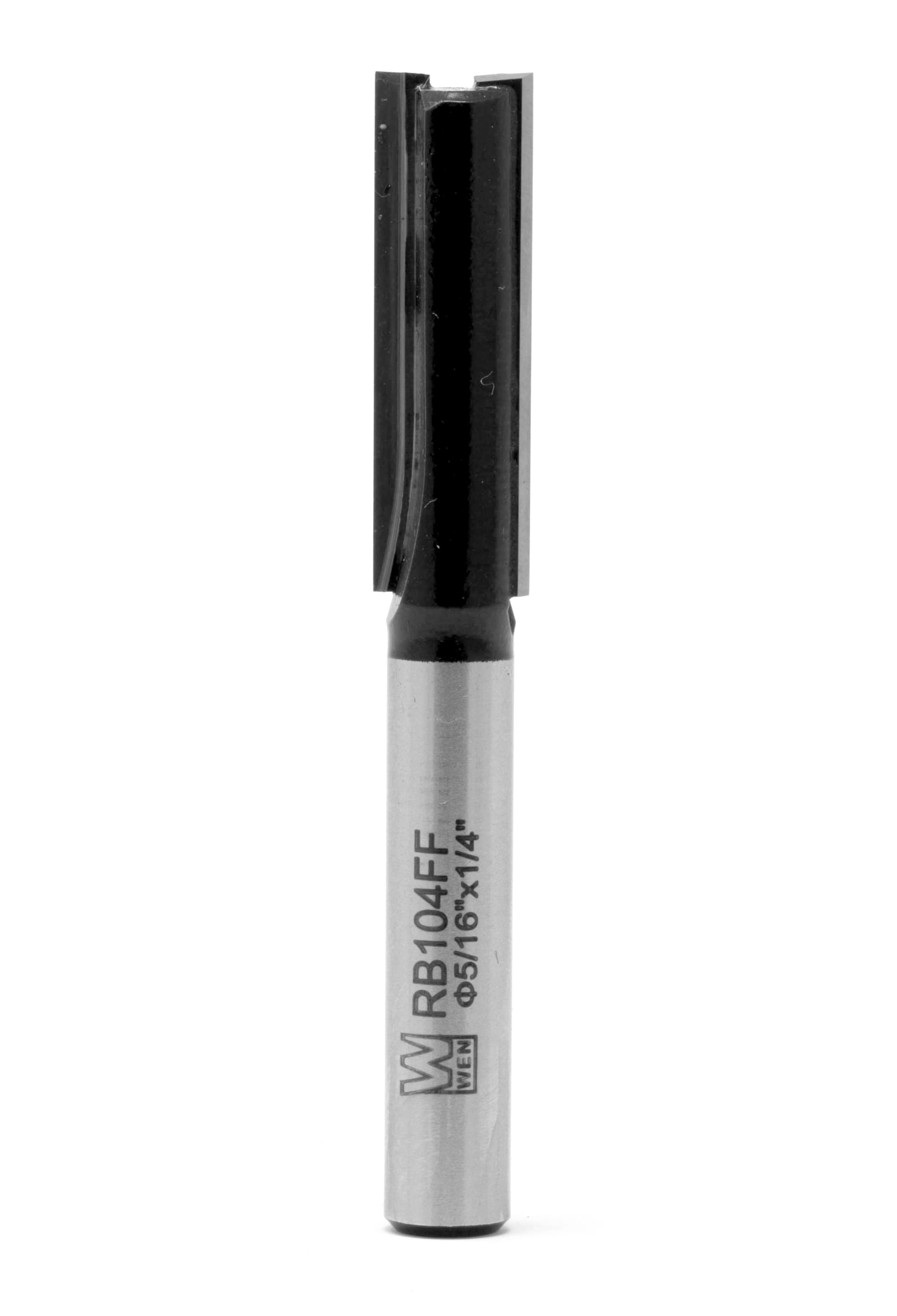 WEN 5/16 in. Straight 2-Flute Carbide-Tipped Router Bit with 1/4 in. Shank