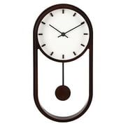 Better Homes & Garden Indoor Faux Wood Pendulum Analog Wall Clock