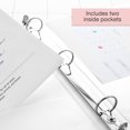 thumbnail image 5 of BAZIC PRODUCTS 3 RING BINDER W/ 2 POCKETS 1IN WHT, 5 of 5