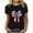 4-Black, variant on SELONE 4th of July Womens Shirt Black Casual Tops Hoilday Crewneck Short Sleeve Clothes Patriotic Graphic Wear