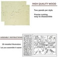 thumbnail image 2 of 3d Wooden Puzzle - 6 Piece Set Wood Dinosaur Skeleton Puzzle, 2 of 2