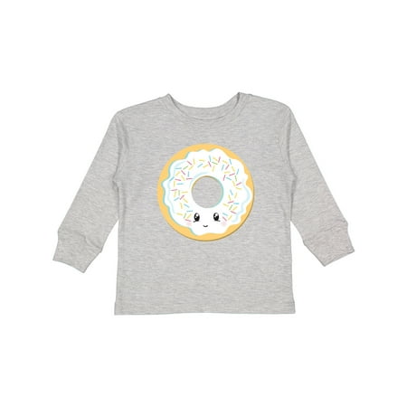 

Inktastic White Donut Gift Toddler Boy or Toddler Girl Long Sleeve T-Shirt