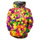 thumbnail image 3 of Sudadera con capucha con estampado 3D de piruleta de caramelo para hombre, sudadera con patrón colorido, moda informal de otoño para niños, jerséis de gran tamaño, mangas largas, 3 of 5