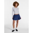 thumbnail image 2 of No Boundaries Cable Knit Crewneck Cardigan, Women's XXS-4X, 2 of 5